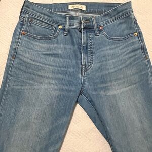 Madewell straight leg jeans